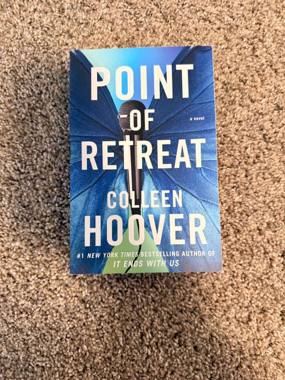 Point of Retreat by Colleen Hoover - Blue Paperback